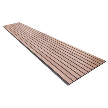 Bricomart REVESTIMIENTO MDF DE LISTONES MELAMINA ROBLE 260X47.4X1 CM