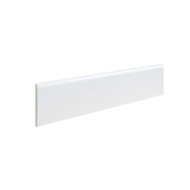 Bricomart RODAPIE CERAMICO 8X45CM. BLANCO. PACK 4 UNIDADES