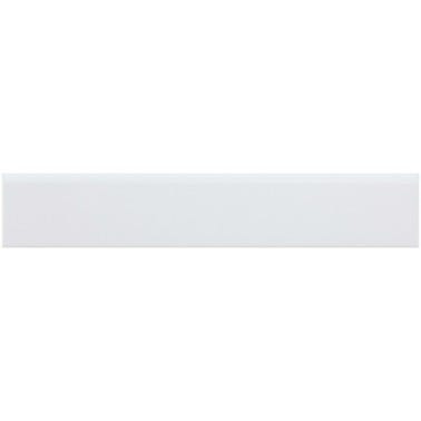 Bricomart RODAPIE CERAMICO 8X45CM. BLANCO. PACK 4 UNIDADES