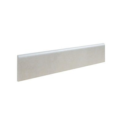 Bricomart RODAPIE CERAMICO 8X45CM CEMENTO GREIGE. PACK 4 UNIDADES