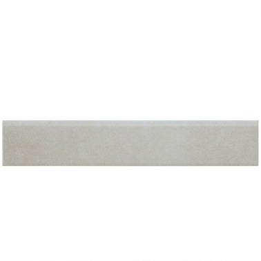Bricomart RODAPIE CERAMICO 8X45CM CEMENTO GREIGE. PACK 4 UNIDADES