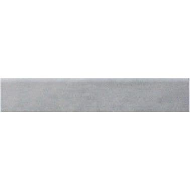Bricomart RODAPIE CERAMICO 8X45CM CEMENTO GRIS CLARO. PACK 4 UNIDADES
