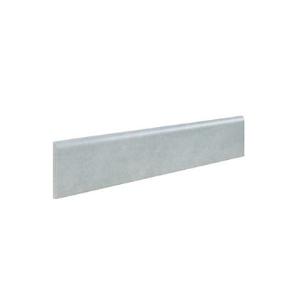 Bricomart RODAPIE CERAMICO 8X45CM CEMENTO GRIS. PACK 4 UNIDADES