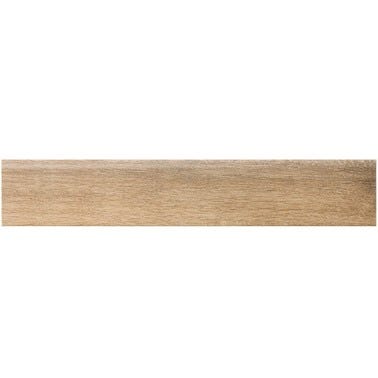 Bricomart RODAPIE CERAMICO 8X45CM MADERA BEIGE. PACK 4 UNIDADES