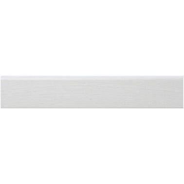Bricomart RODAPIE CERAMICO 8X45CM MADERA BLANCO FRÍO. PACK 4 UNIDADES