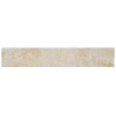 Bricomart RODAPIE CERAMICO 8X45CM MARMOL MARFIL. PACK 4 UNIDADES
