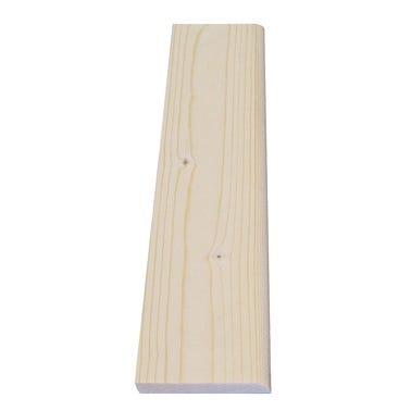 Bricomart RODAPIE MADERA ABETO NATURAL 2400 X 67 X 09 MM