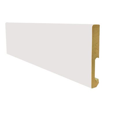 Bricomart RODAPIE POLIESTIRENO LACADO BLANCO 2200 X 110 X 14 MM