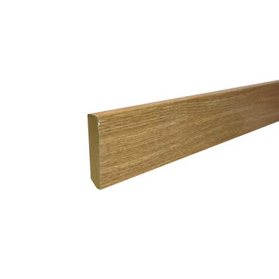 Bricomart RODAPIE SUELO MELAMINA ROBLE MONOLAMA/MALTA/AQUA ATLAS 240 X 8 X 1 5 CM