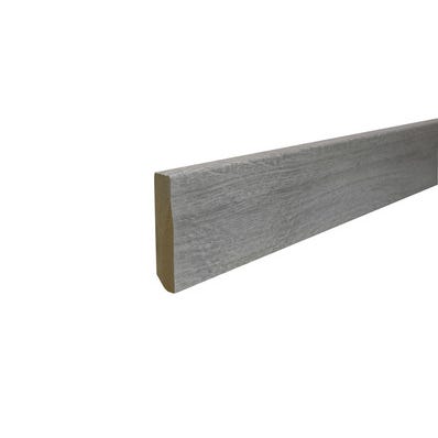 Bricomart RODAPIE SUELO MELAMINA TORONTO/ROBLE HASPER 240 X 8 X 1 5 CM