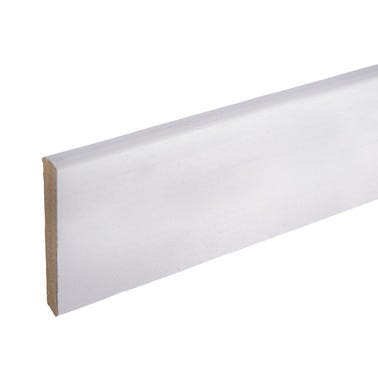 Bricomart RODAPIE WPC LACADO BLANCO 2240 X 90 X 12 MM