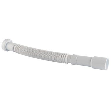 Bricomart SIFÓN EXTENSIBLE DUAL 1 1/2" 40-50MM BLANCO