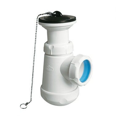 Bricomart SIFON LAVABO BOTELLA EXTENSIBLE 1 1/2" BLANCO