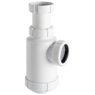 Bricomart SIFON LAVABO BOTELLA EXTENSIBLE 1 1/2" BLANCO