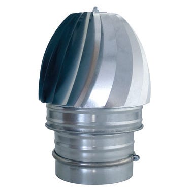 Bricomart SOMBRERETE PARED SIMPLE Ø150MM GALVANIZADO