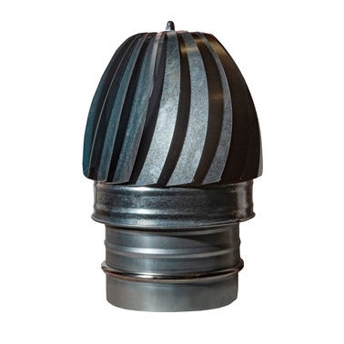 Bricomart SOMBRERETE PARED SIMPLE Ø150MM GALVANIZADO