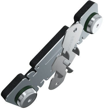 Bricomart SOPORTE AMORTIGUADOR CON GOMA PARA PERFIL TC47 3-25 KG 4 UD