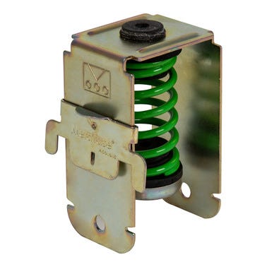 Bricomart SOPORTE AMORTIGUADOR CON MUELLE PARA PERFIL DE TECHO TC47 10-20 KG 20 UDS