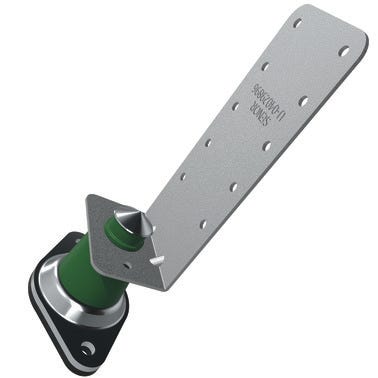 Bricomart SOPORTE AMORTIGUADOR PARA TRASDOSADOS 5-30 KG 4UD