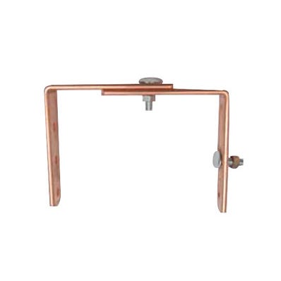 Bricomart SOPORTE EVACUACIÓN PLUVIALES METÁLICO SEPARADOR ALEROS ALUMINIO-COBRE