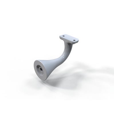 Bricomart SOPORTE FIJACIÓN BARANDILLA ALUMINIO 260X265X215MM