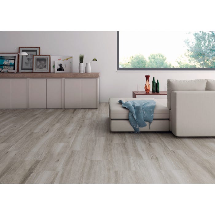 Bricomart SUELO CERAMICO INTERIOR 19X57CM SANDALO TAUPE