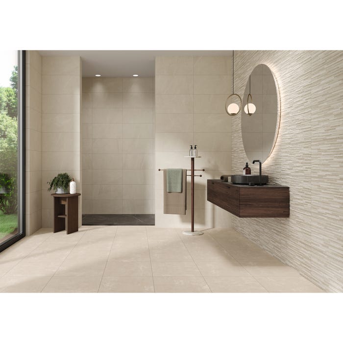 Bricomart SUELO CERAMICO INTERIOR 45X45CM DENIA BEIGE