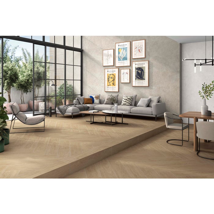 Bricomart SUELO PORCELANICO 22.5X119.5CM LIANA HAYA