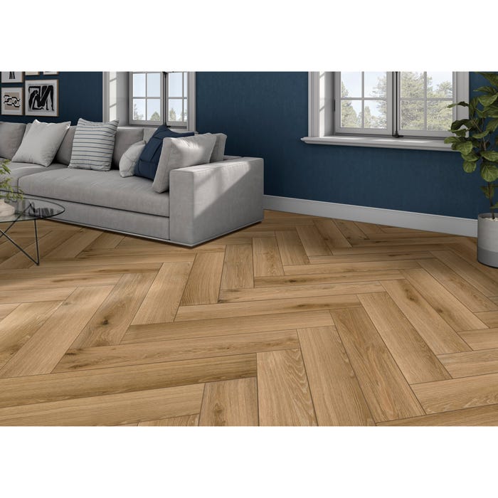 Bricomart SUELO PORCELANICO 23X120CM GASTOR ROBLE MATE