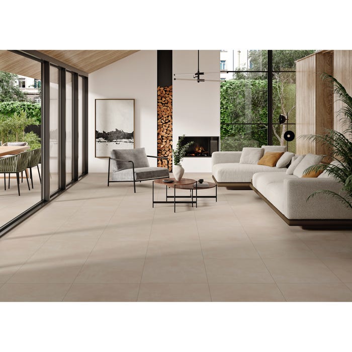 Bricomart SUELO PORCELÁNICO 59.5X59.5CM BOMBAI SAND