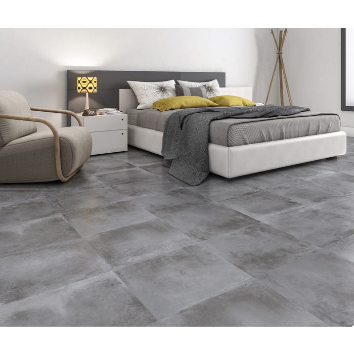 Bricomart SUELO PORCELÁNICO 60X60CM GARVET ANTRACITA MATE