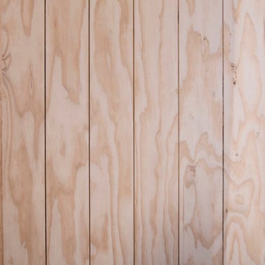 Bricomart TABLERO CONTRACHAPADO RANURADO MACHIEMBRADO 250X61 5X1 7CM