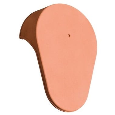 Bricomart TAPA CABALLETE/CUMBRERA UNIVERSAL TEJA CERAMICA ROJO FLAMEADO