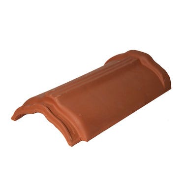 Bricomart TAPA CABALLETE/CUMBRERA UNIVERSAL TEJA CERAMICA ROJO