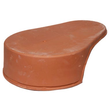 Bricomart TAPA DE CABALLETE CERÁMICA KLINKER HYDRA ROJO