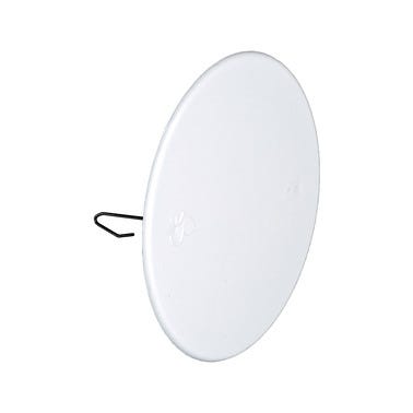 Bricomart TAPA PARA CAJA REGISTRO Ø80X40mm CON GARRA METALICA