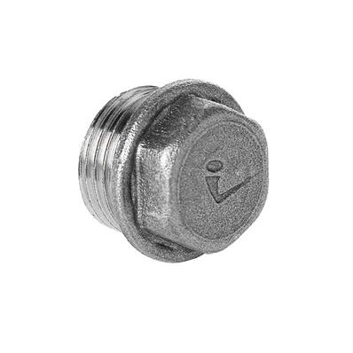 Bricomart TAPÓN LATÓN CROMADO 1/2" MACHO ROSCAR-ROSCAR