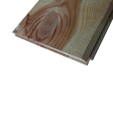 Bricomart TARIMA PINO MACIZO CON NUDO ANCHO 14 5 CM GROSOR 2 2 CM