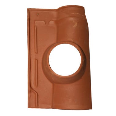 Bricomart TEJA CERÁMICA CON SALIDA DE HUMOS CIRCULAR PARA TEJA S10 ROJO