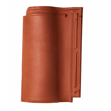Bricomart TEJA CERAMICA DE VENTILACION MIXTA DUNA ROJO 45 4X28 6CM