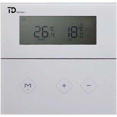 Bricomart TERMOSTATO DIGITAL CALEFACCIÓN-REFRIGERACIÓN