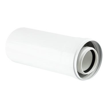 Bricomart TUBO ALUMINIO Ø60-100MM 500 MM MACHO-HEMBRA CONDENSACIÓN