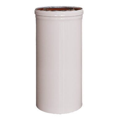 Bricomart TUBO BAJO NOX Ø80/110MM MACHO-HEMBRA 20CM