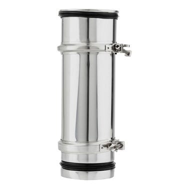 Bricomart TUBO INOXIDABLE PARED SIMPLE Ø80MMx20-30CM C/JUNTA