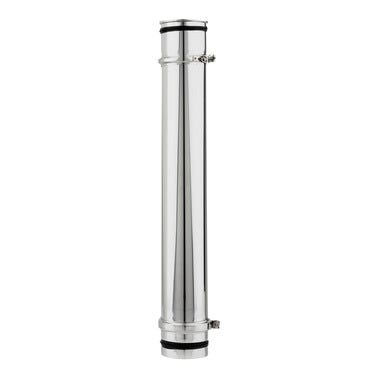 Bricomart TUBO INOXIDABLE PARED SIMPLE Ø80MMx50-95CM