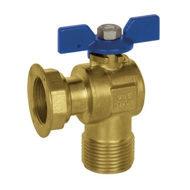 Bricomart VALVULA ANTIRRETORNO CON TOMA MANOMETRO Ø3/4"-3/4" MACHO