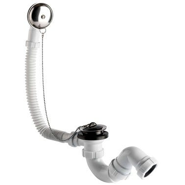 Bricomart VÁLVULA BAÑERA 70MM-1 1/2" SIFÓN BOTELLA BLANCO