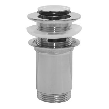 Bricomart VÁLVULA CLICK CLACK LAVABO 1 1/4" CROMADA TAPÓN PEQUEÑO