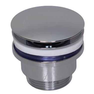 Bricomart VÁLVULA CLICK CLACK LAVABO 1 1/4" TAPÓN GRANDE CROMADA