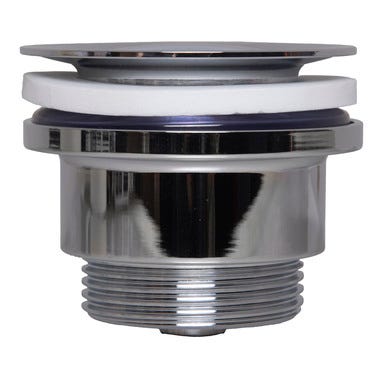 Bricomart VÁLVULA CLICK CLACK LAVABO 1 1/4" TAPÓN PEQUEÑO CROMADA